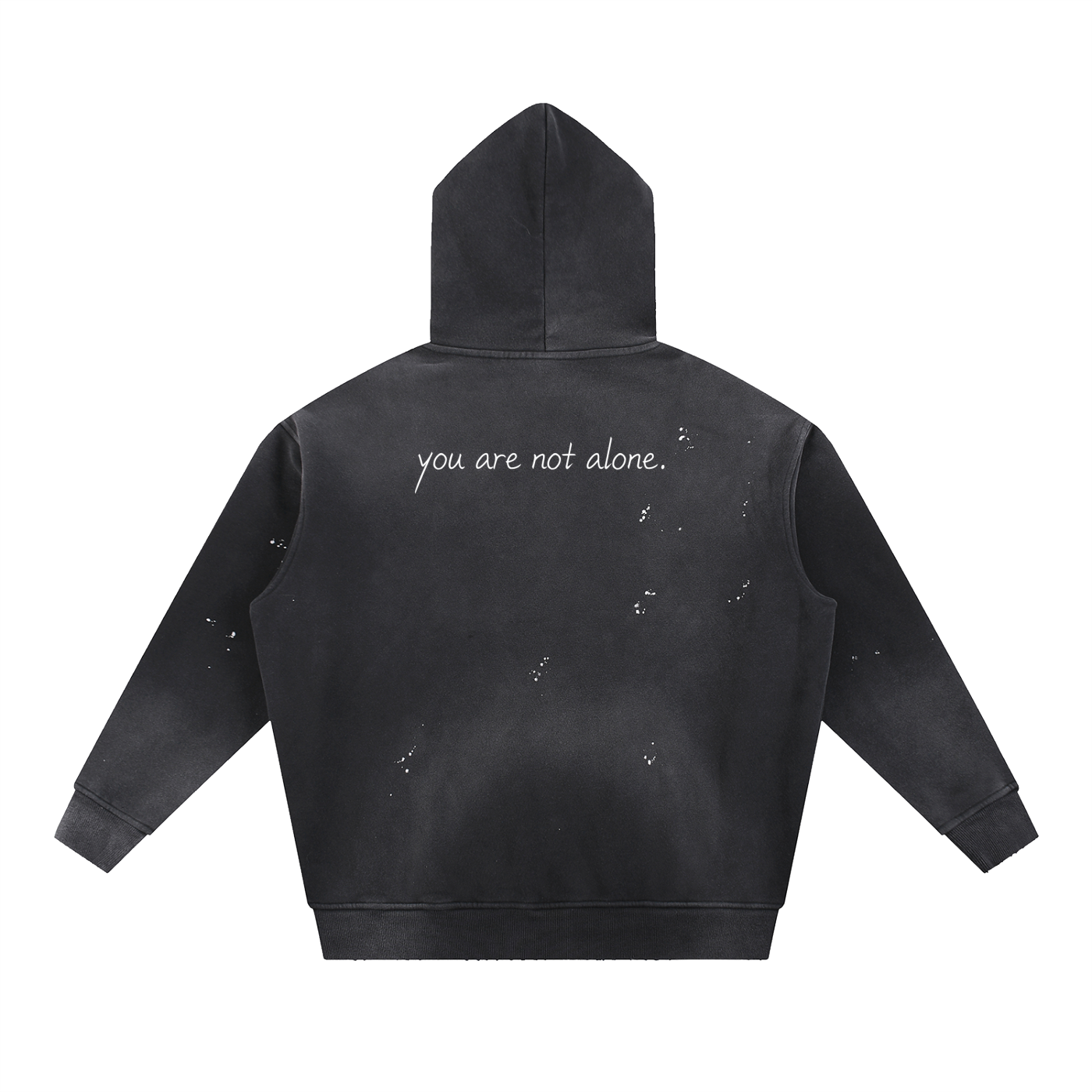 Noli Timere Vintage Frayed Fleece Hoodie