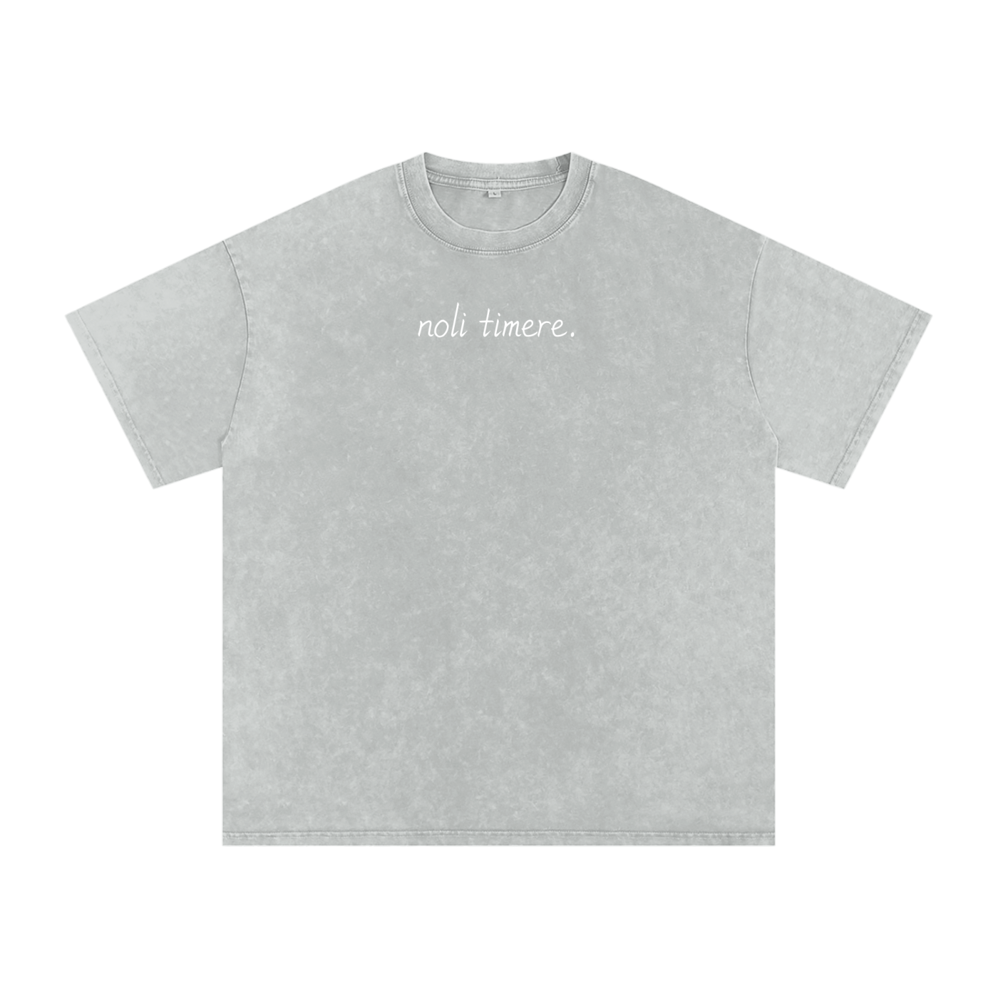 Noli Timere Snow Washed Oversized T-Shirt