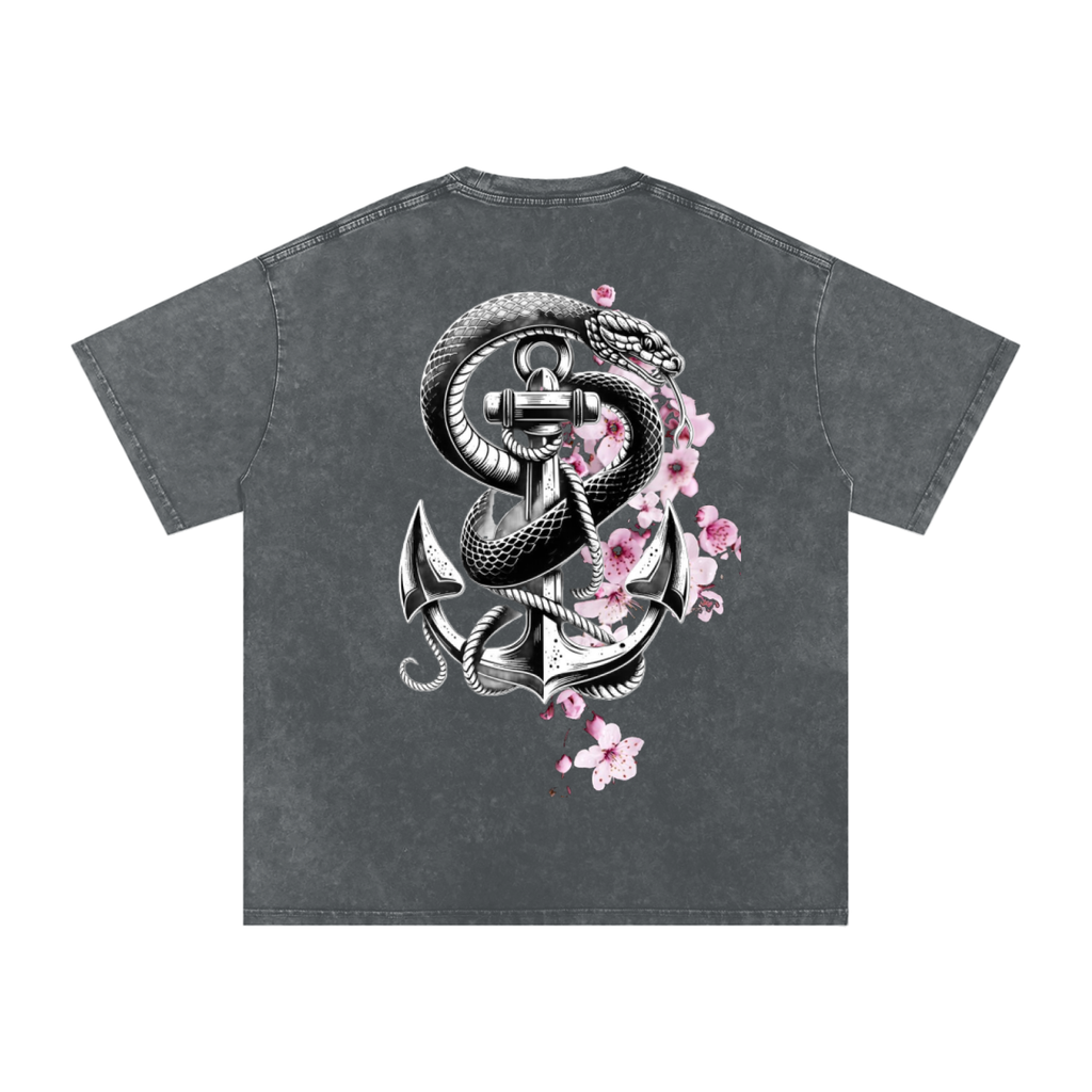 Noli Timere Snow Washed Oversized T-Shirt
